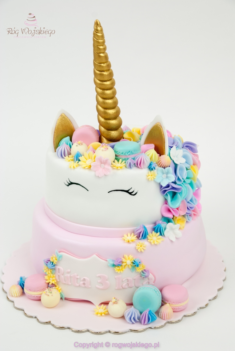 tort jednorozec unicorn dla dziewczynki